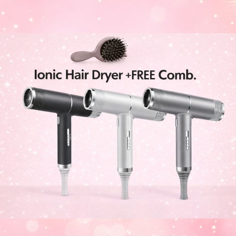Ionic Hair Dryer +FREE Comb.