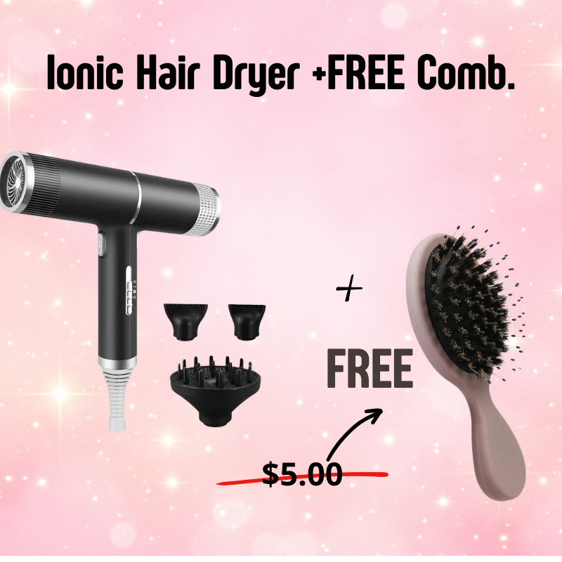 Ionic Hair Dryer +FREE Comb.
